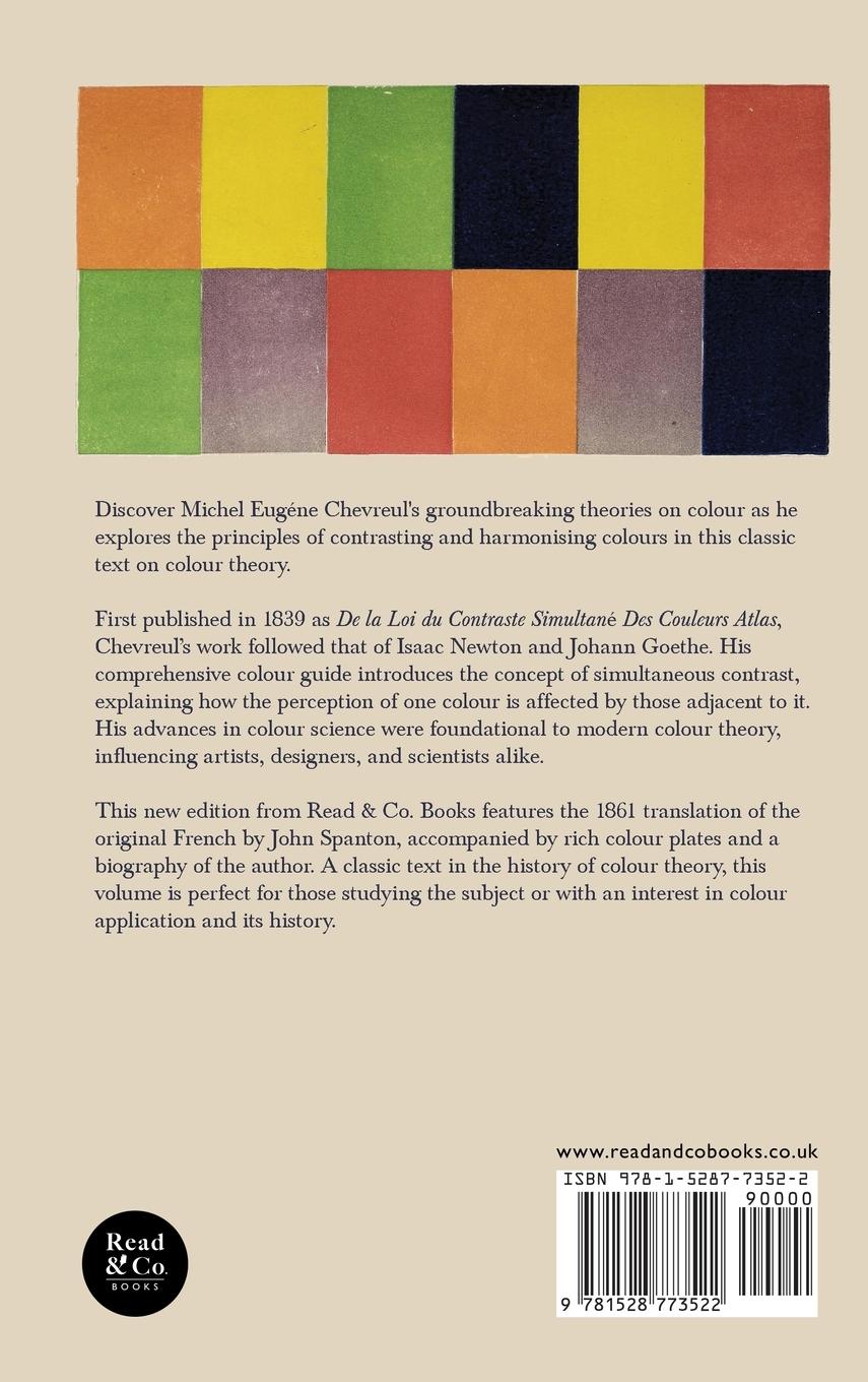 Rückseitencover Chevreul on the Laws of Contrast of Colour