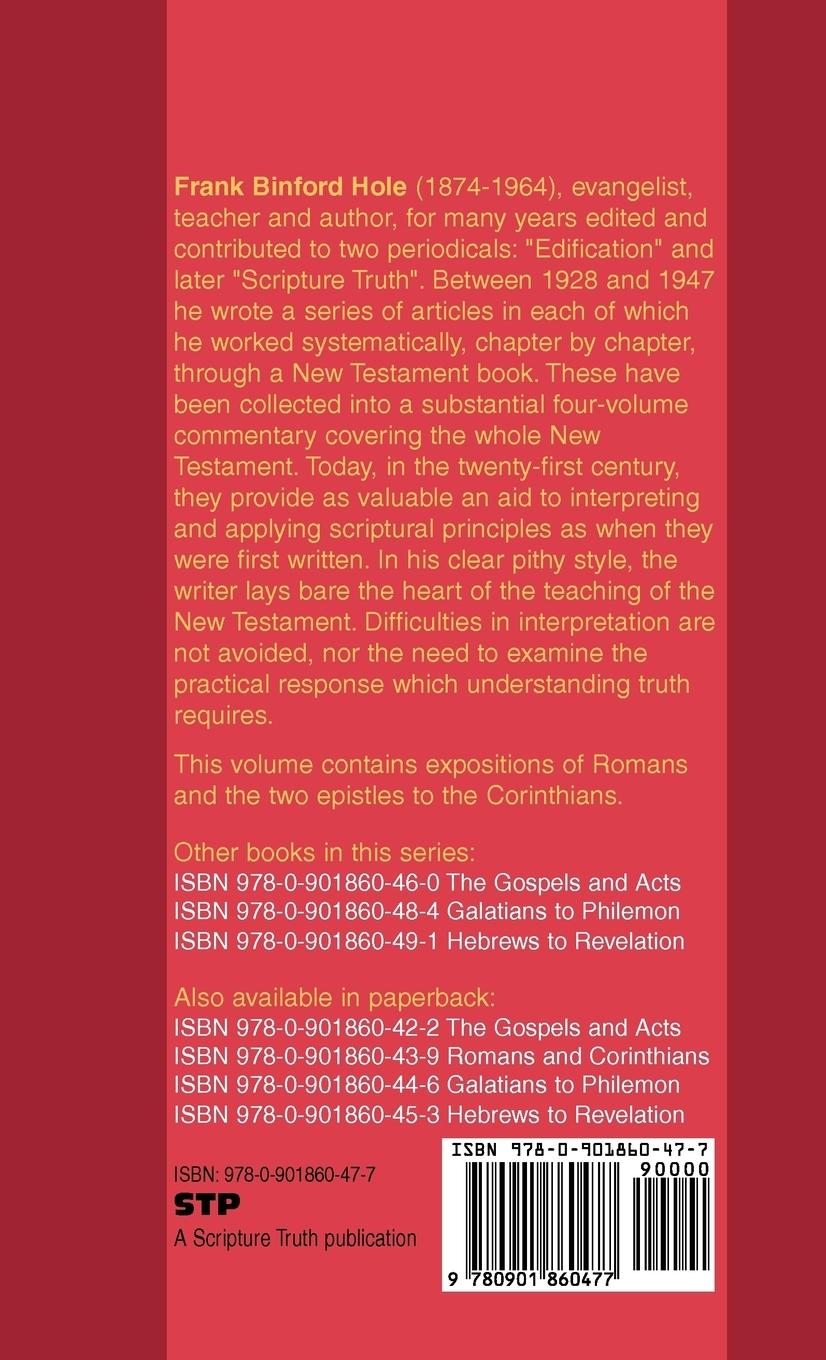 Rückseitencover Romans and Corinthians