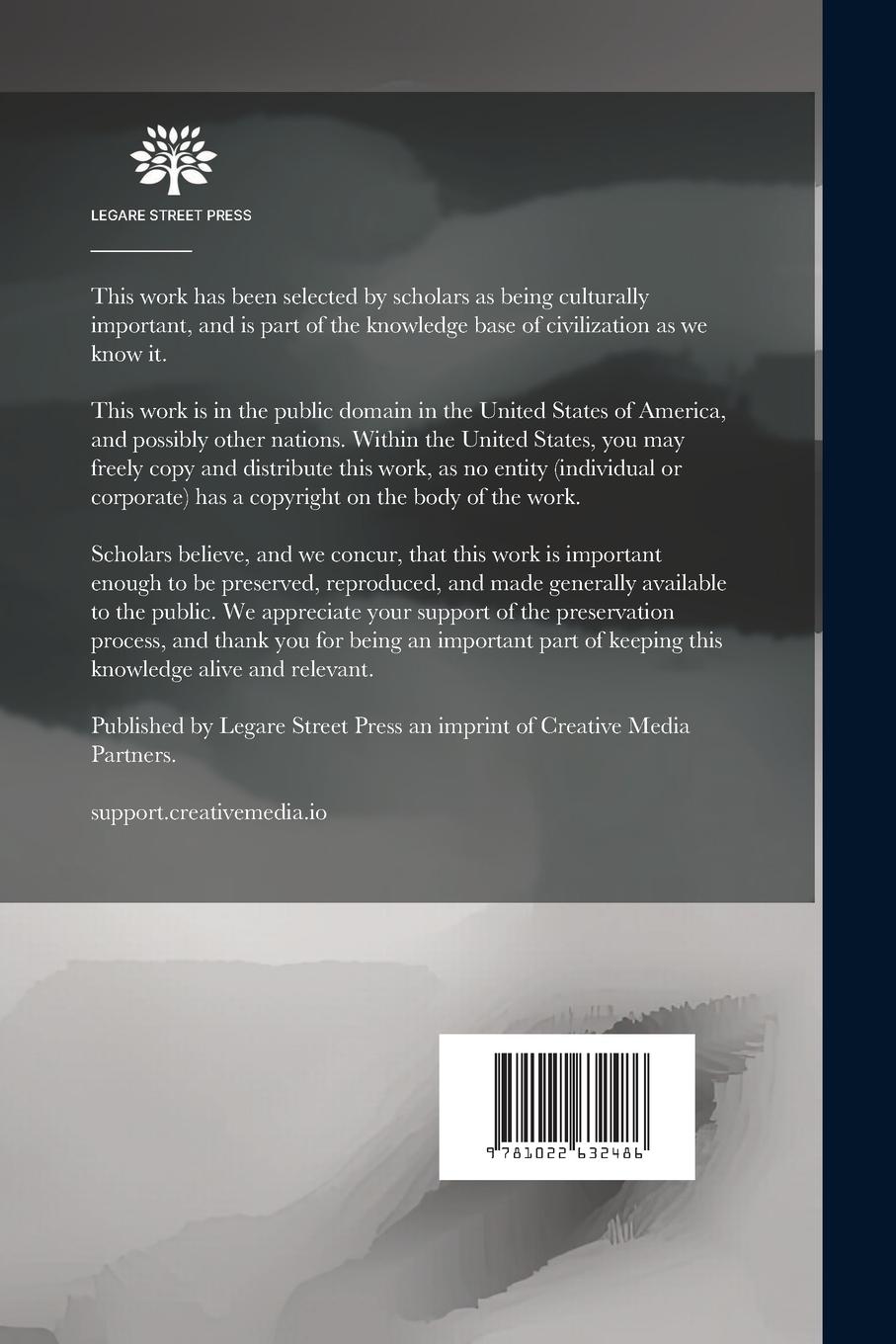 Rückseitencover Den Osterrigsk-ungarske Nordpol-expedition I Aarene 1872-1874 Tilligemed En Skitse Af Den Anden Tydske Nordpol-expedition 1869-70 Og Af Polar-expediti