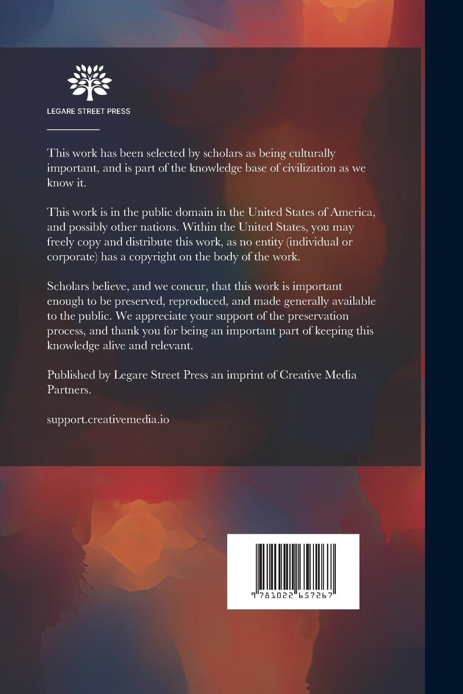 Rückseitencover The Annals And Magazine Of Natural History: Zoology, Botany, And Geology; Volume 1