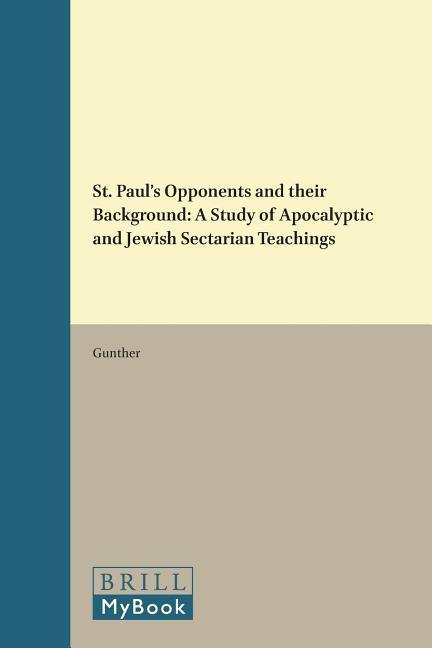 Vorderes Coverbild St. Paul's Opponents and their Background