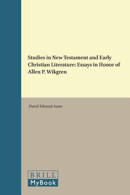 Vorderes Coverbild Studies in New Testament and Early Christian Literature
