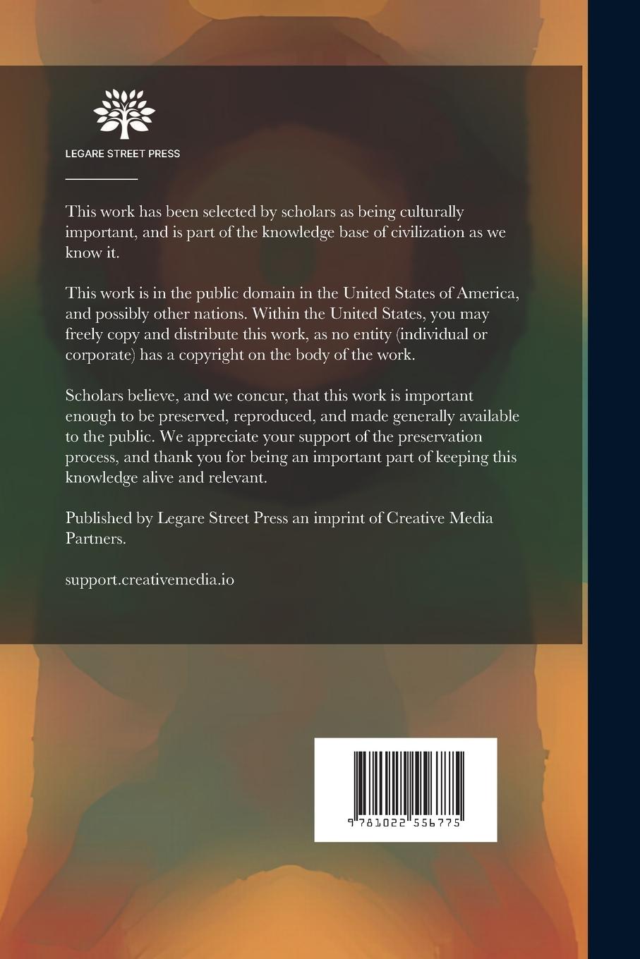 Rückseitencover Annual Report Of The Bureau Of American Ethnology To The Secretary Of The Smithsonian Institution; Volume 19