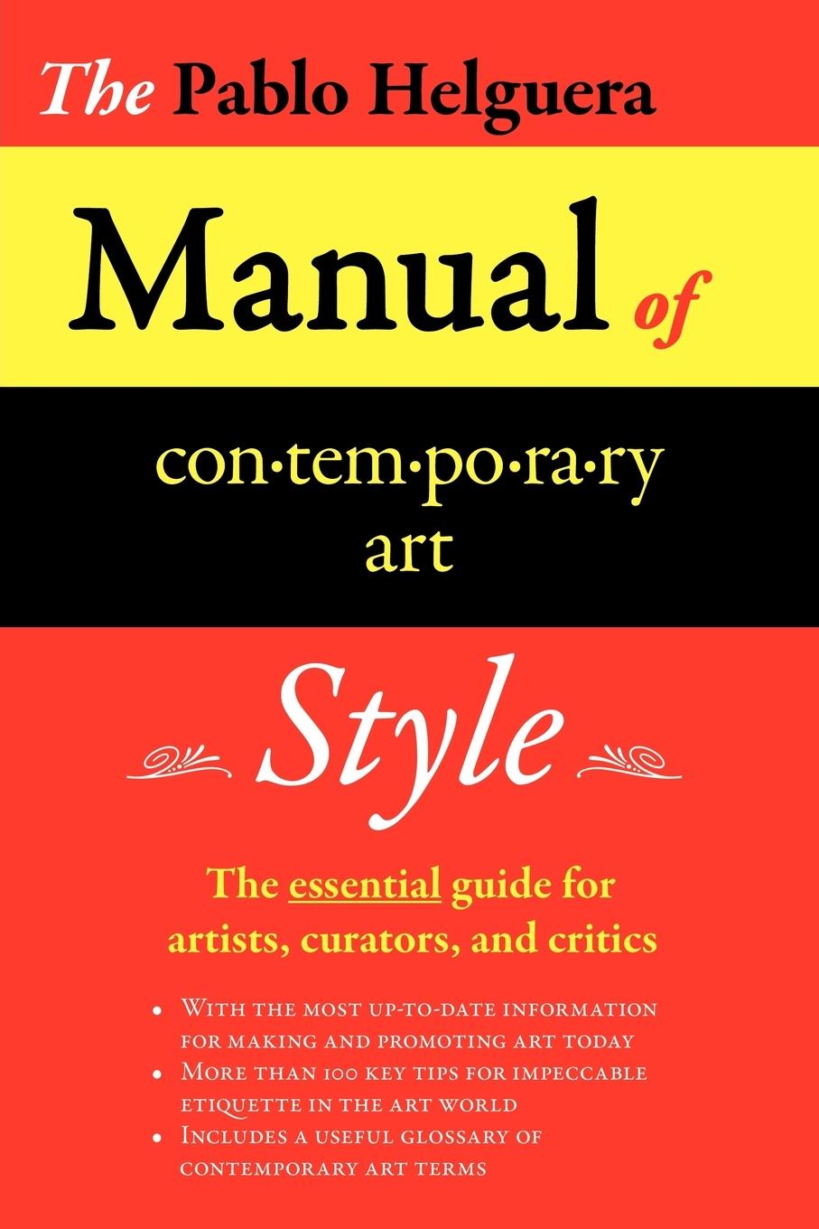 Vorderes Coverbild Manual of Contemporary Art Style