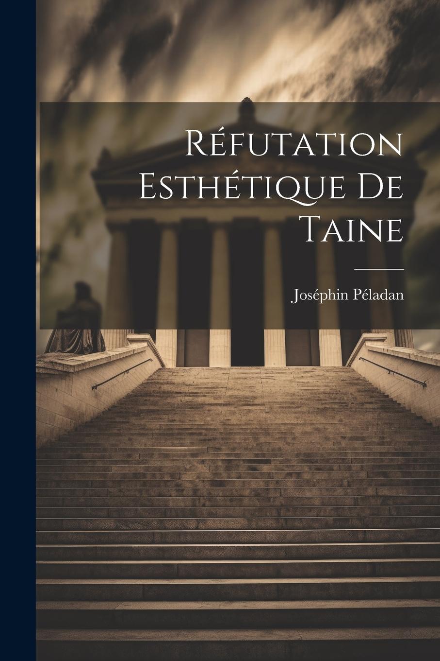Vorderes Coverbild Réfutation Esthétique De Taine