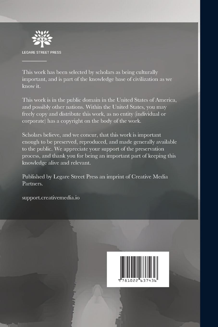 Rückseitencover L'art De Prolonger La Vie Humaine...