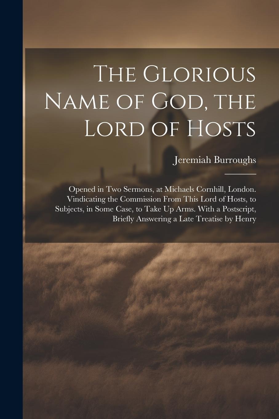 Vorderes Coverbild The Glorious Name of God, the Lord of Hosts