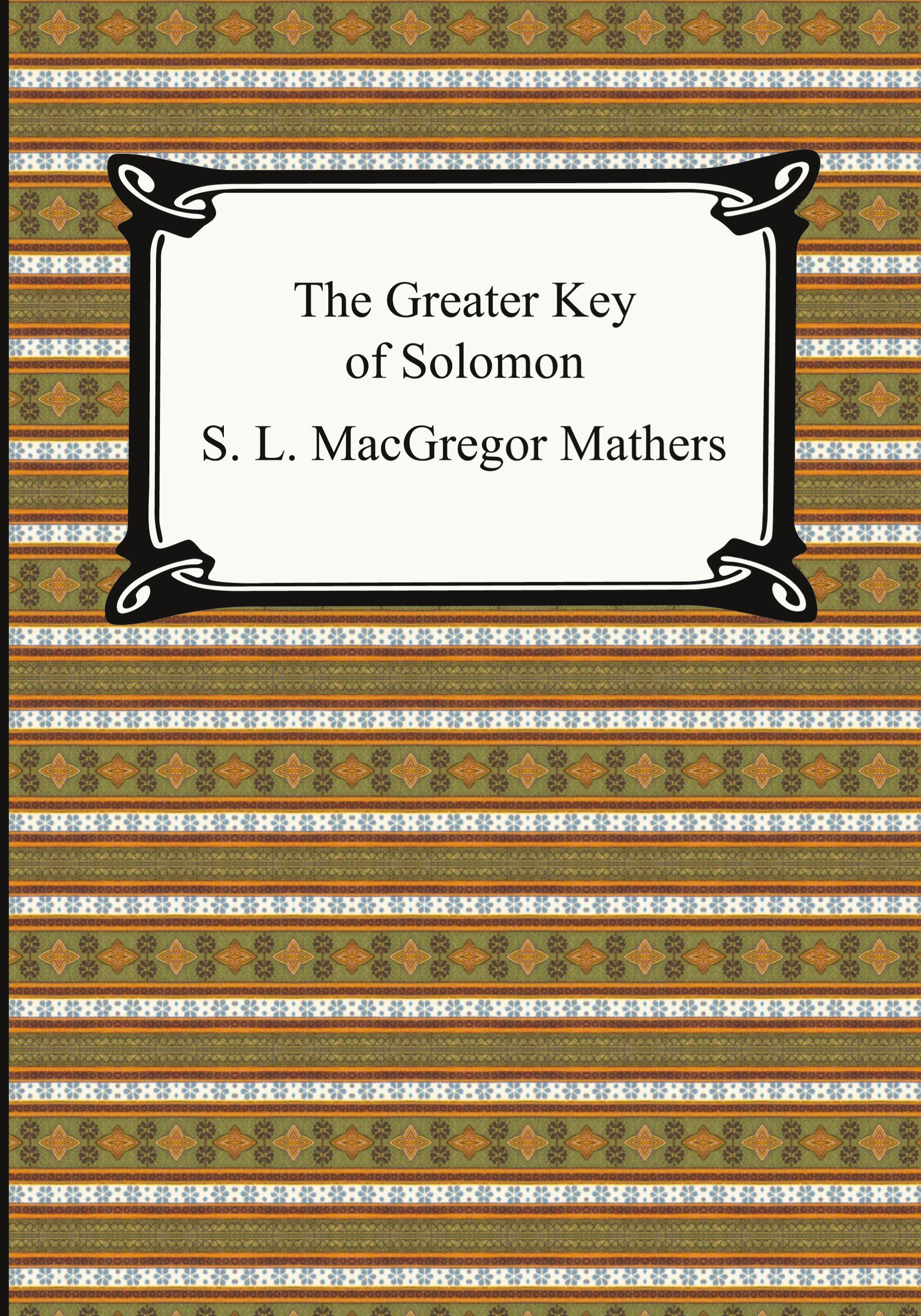 Vorderes Coverbild The Greater Key of Solomon