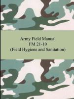 Vorderes Coverbild Army Field Manual FM 21-10 (Field Hygiene and Sanitation)