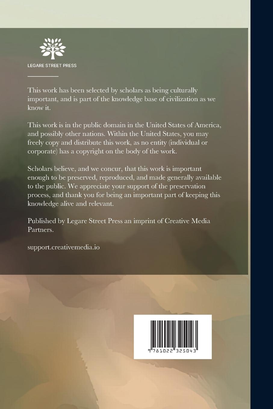 Rückseitencover Revue Historique Et Critique Des Doctrines Et Des Systèmes De Médecine, De La Doctrine Homoeopathique, Et De Ses Rapports De Concordance Avec La Force Et La Loi D'attraction Universelle...