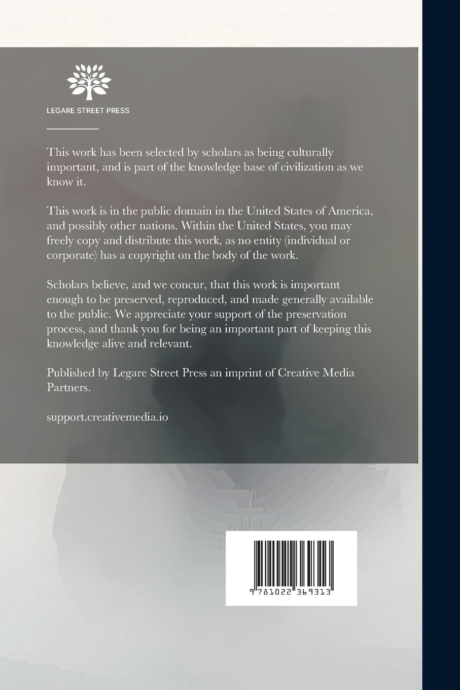 Rückseitencover The Ethics Of Literary Art: The Carew Lectures For 1893, Hartford Theological Seminary