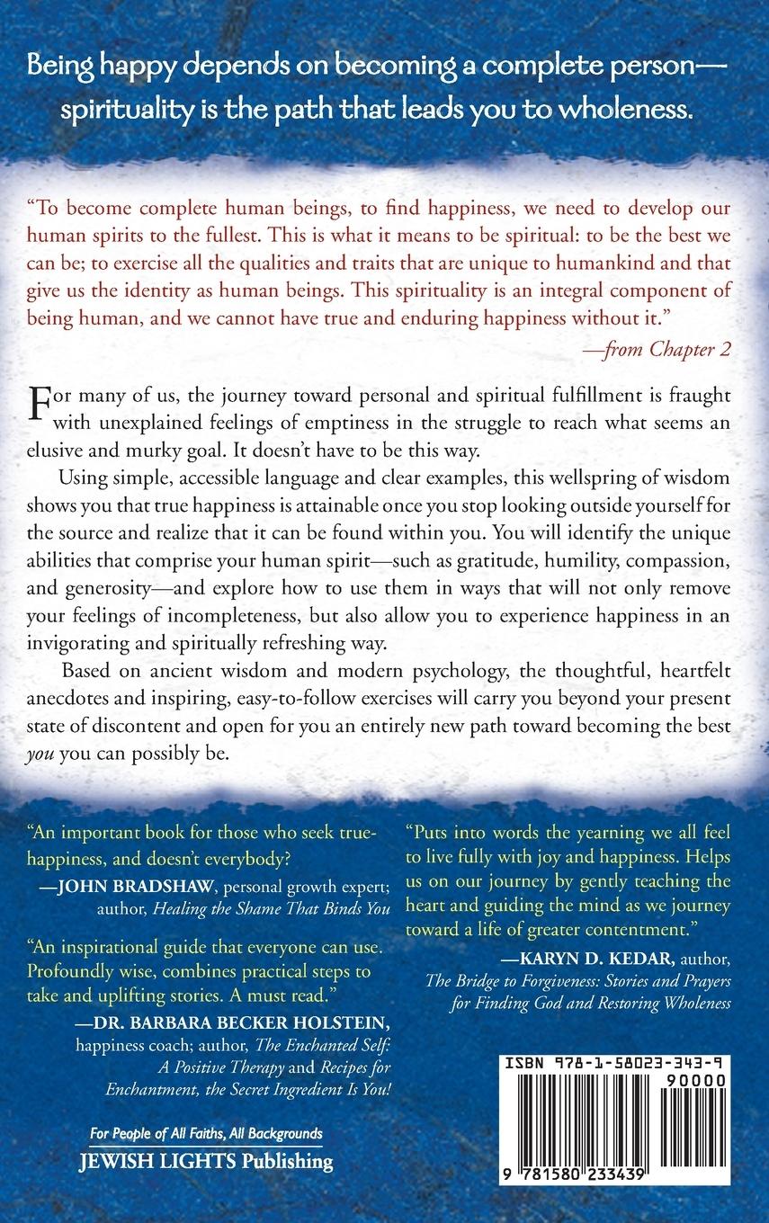 Rückseitencover Happiness and the Human Spirit