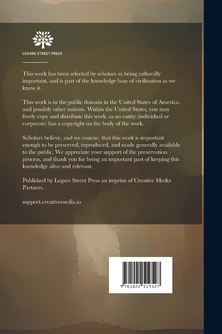 Rückseitencover A History of Egypt Under the Pharaohs, Derived Entirely From the Monuments, Tr. by H.D. Seymour, Completed and Ed. by P. Smith. to Which Is Added a Me