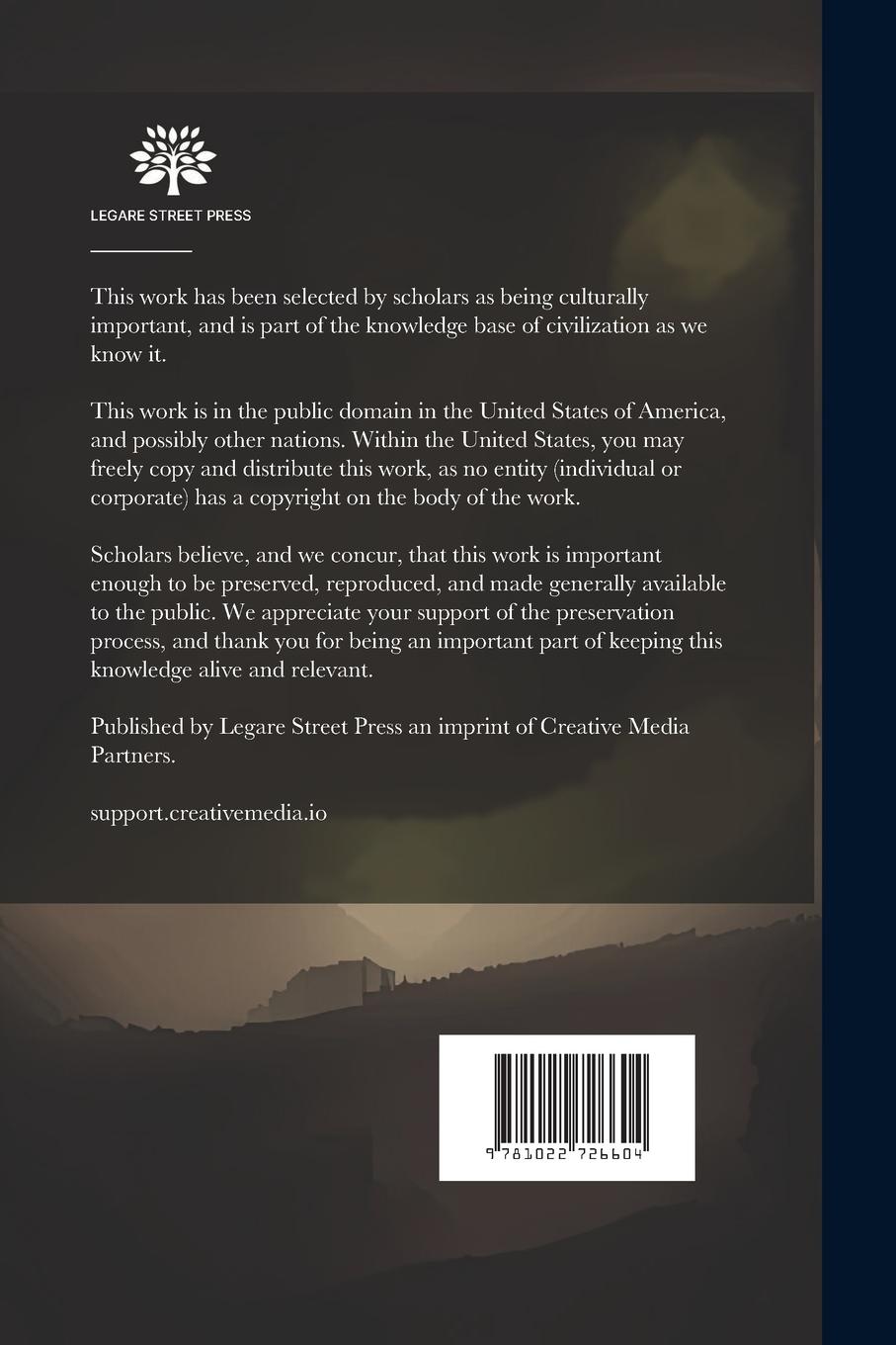 Rückseitencover Address of S. P. Langley: President of the American Association for the Advancement of Science