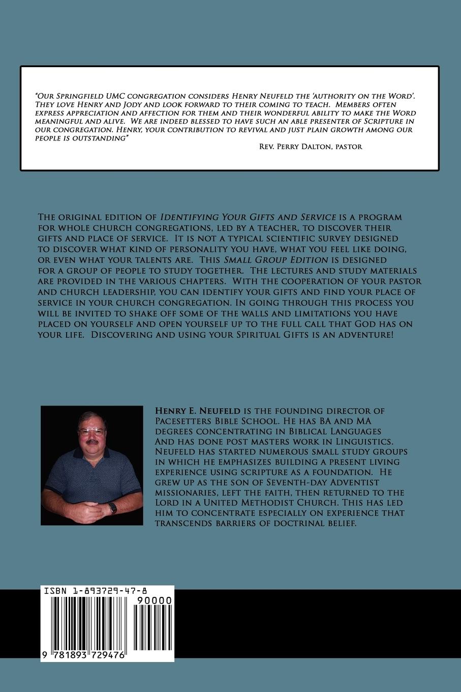 Rückseitencover Identifying Your Gifts and Service