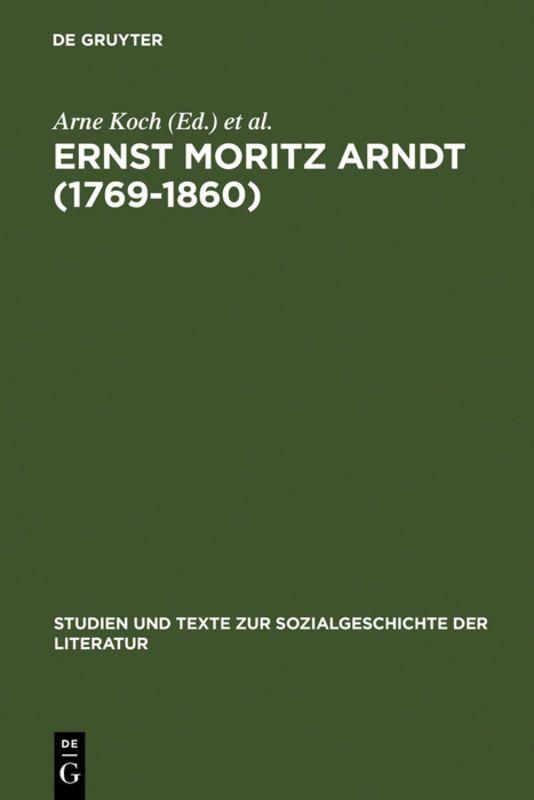 Vorderes Coverbild Ernst Moritz Arndt (1769-1860)