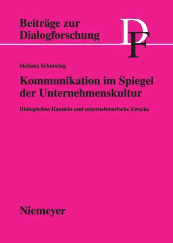 Vorderes Coverbild Kommunikation im Spiegel der Unternehmenskultur