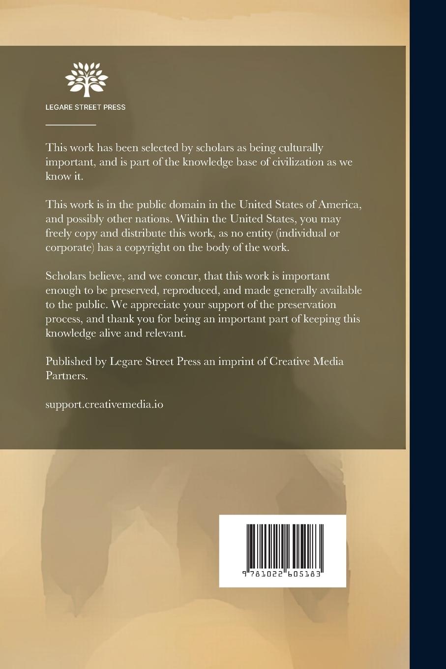 Rückseitencover Cotton And Its Treatment In The Various Processes Of Opening, Carding, And Spinning: Being A Full Report Of Four Papers Read Under The Auspices Of The