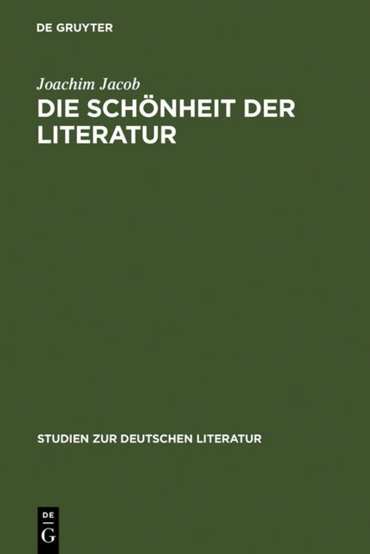 Vorderes Coverbild Die Schönheit der Literatur