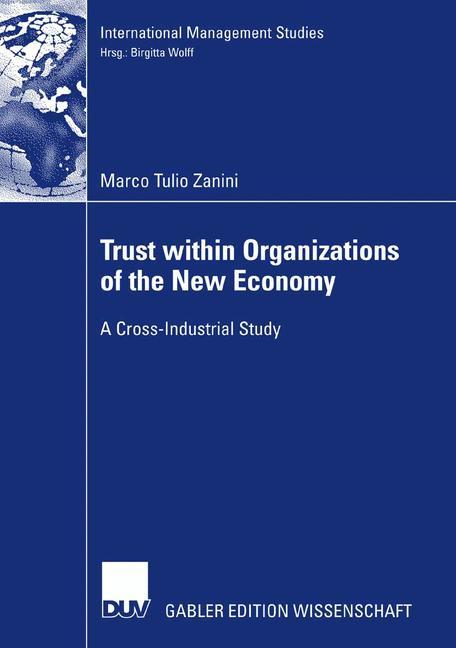 Vorderes Coverbild Trust within Organizations of the New Economy