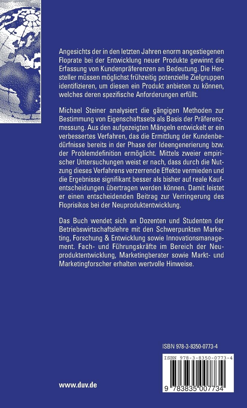 Rückseitencover Nachfragerorientierte Präferenzmessung