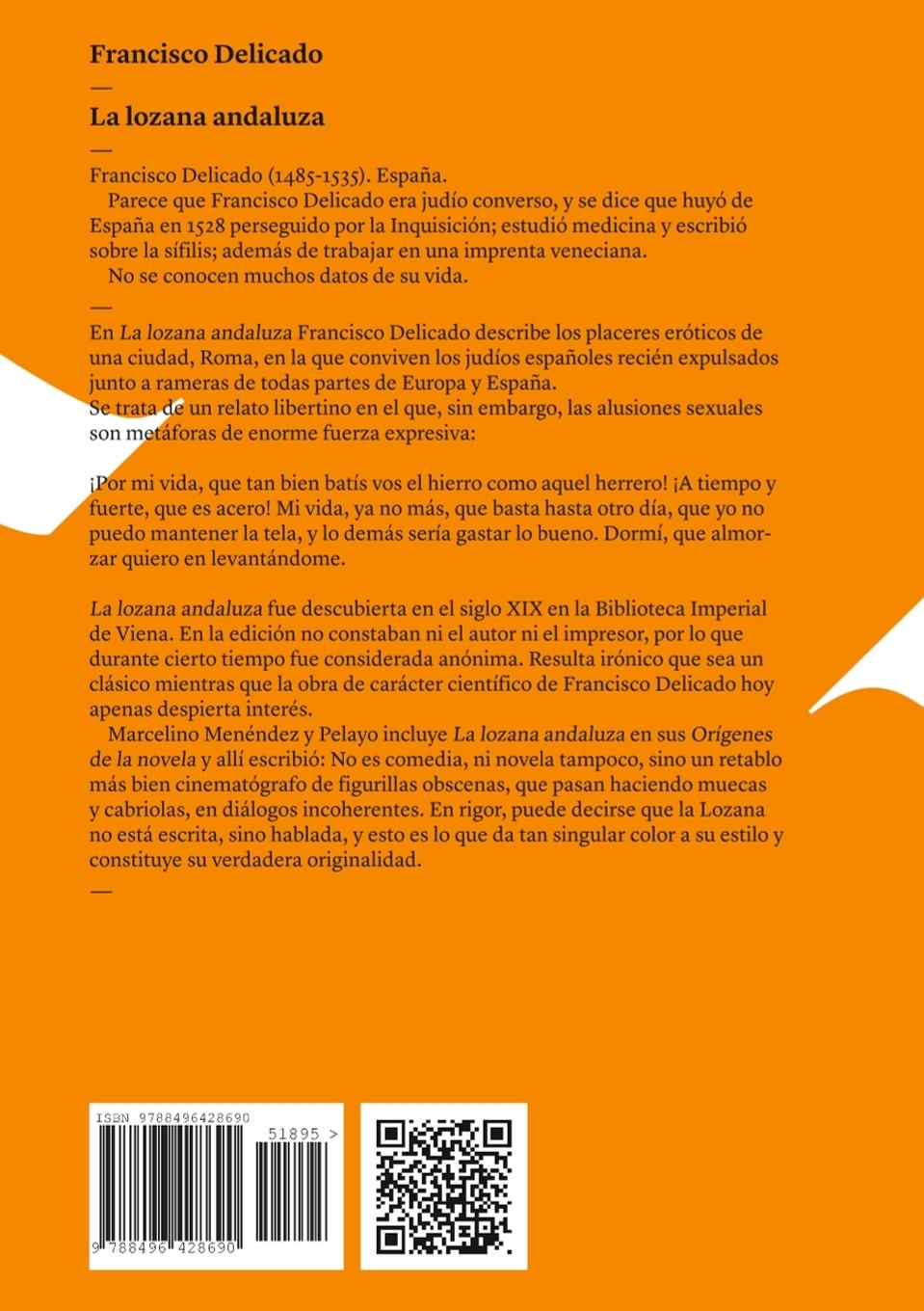 Rückseitencover La lozana andaluza