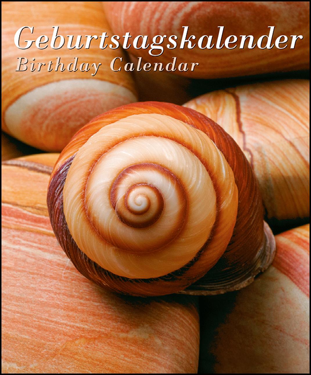 Vorderes Coverbild Shells & Stones Geburtstagskalender