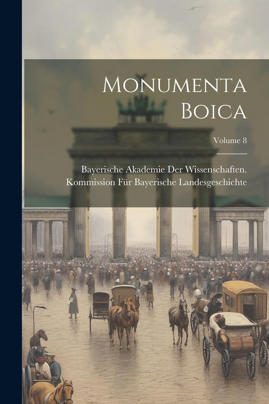Vorderes Coverbild Monumenta Boica; Volume 8