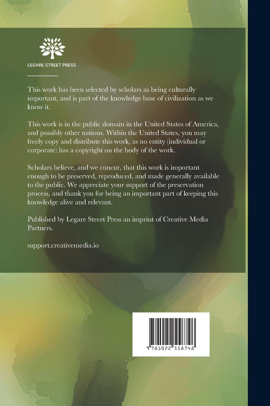 Rückseitencover The Sick Monkey, A Fable