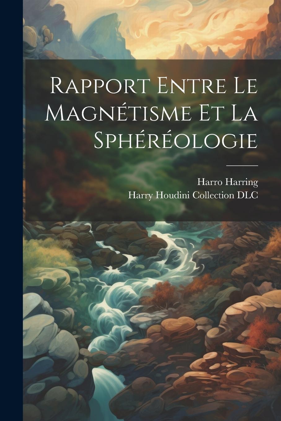 Vorderes Coverbild Rapport Entre Le Magnétisme Et La Sphéréologie