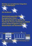 Vorderes Coverbild Gleichstellungspolitik in der Europäischen Union