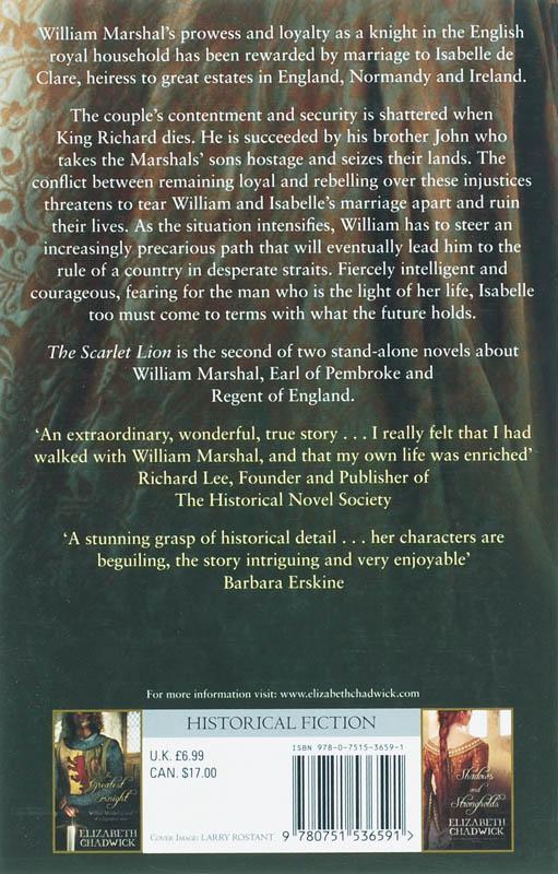 Rückseitencover The Scarlet Lion