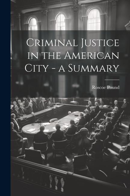 Vorderes Coverbild Criminal Justice in the American City - a Summary