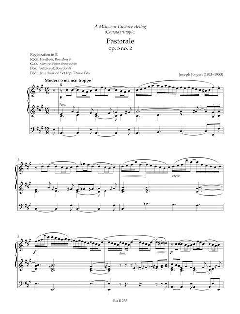 Beispielinhalt (Bild) Sämtliche Orgel- und Harmoniumwerke, Band 1