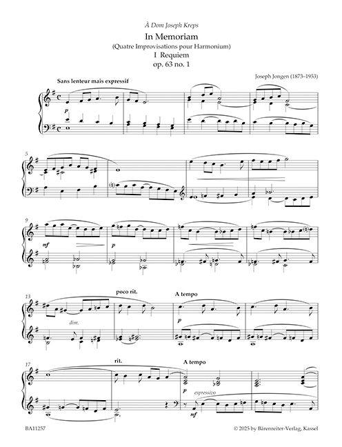 Beispielinhalt (Bild) Sämtliche Orgel- und Harmoniumwerke, Band 3