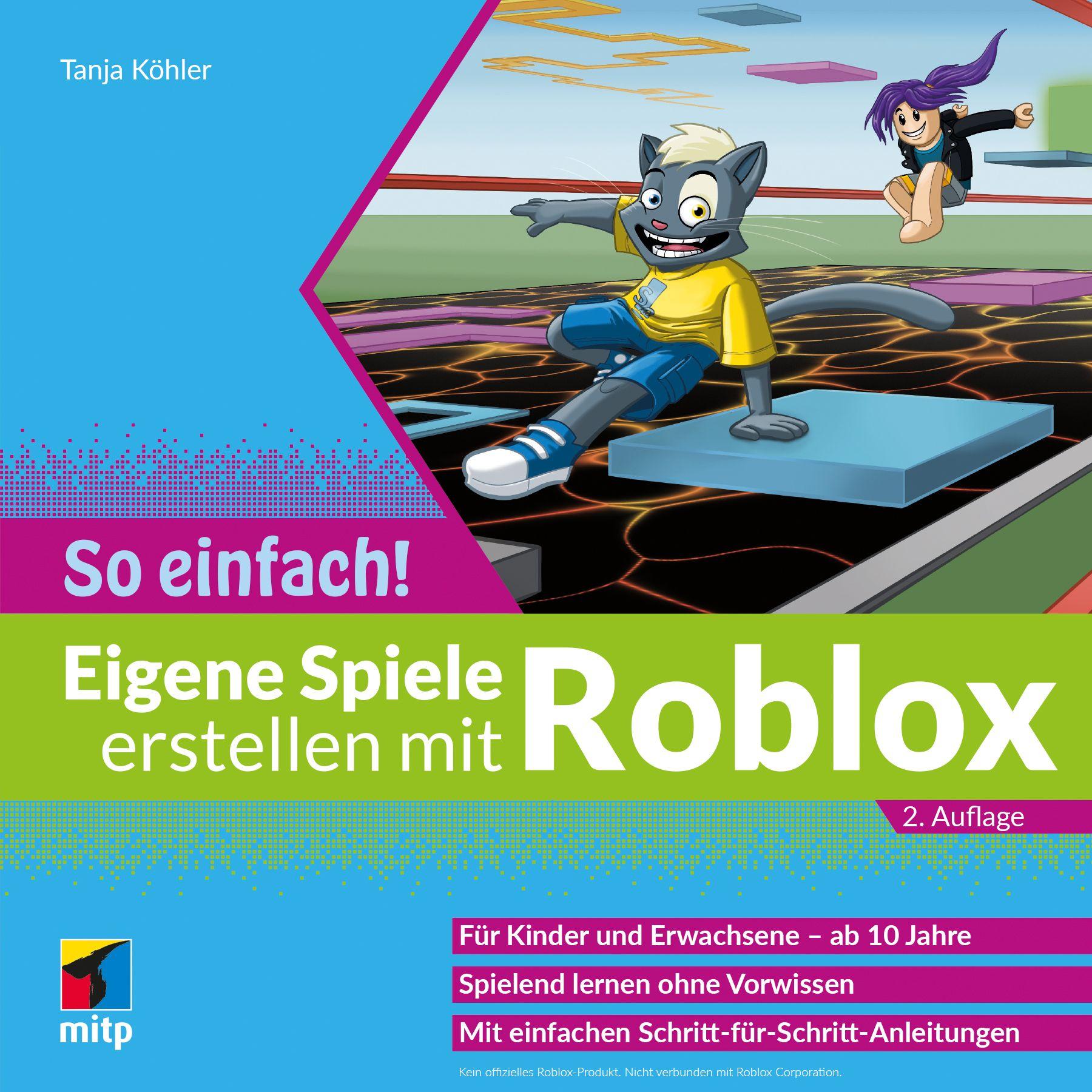 Vorderes Coverbild Eigene Spiele erstellen mit Roblox - So einfach!
