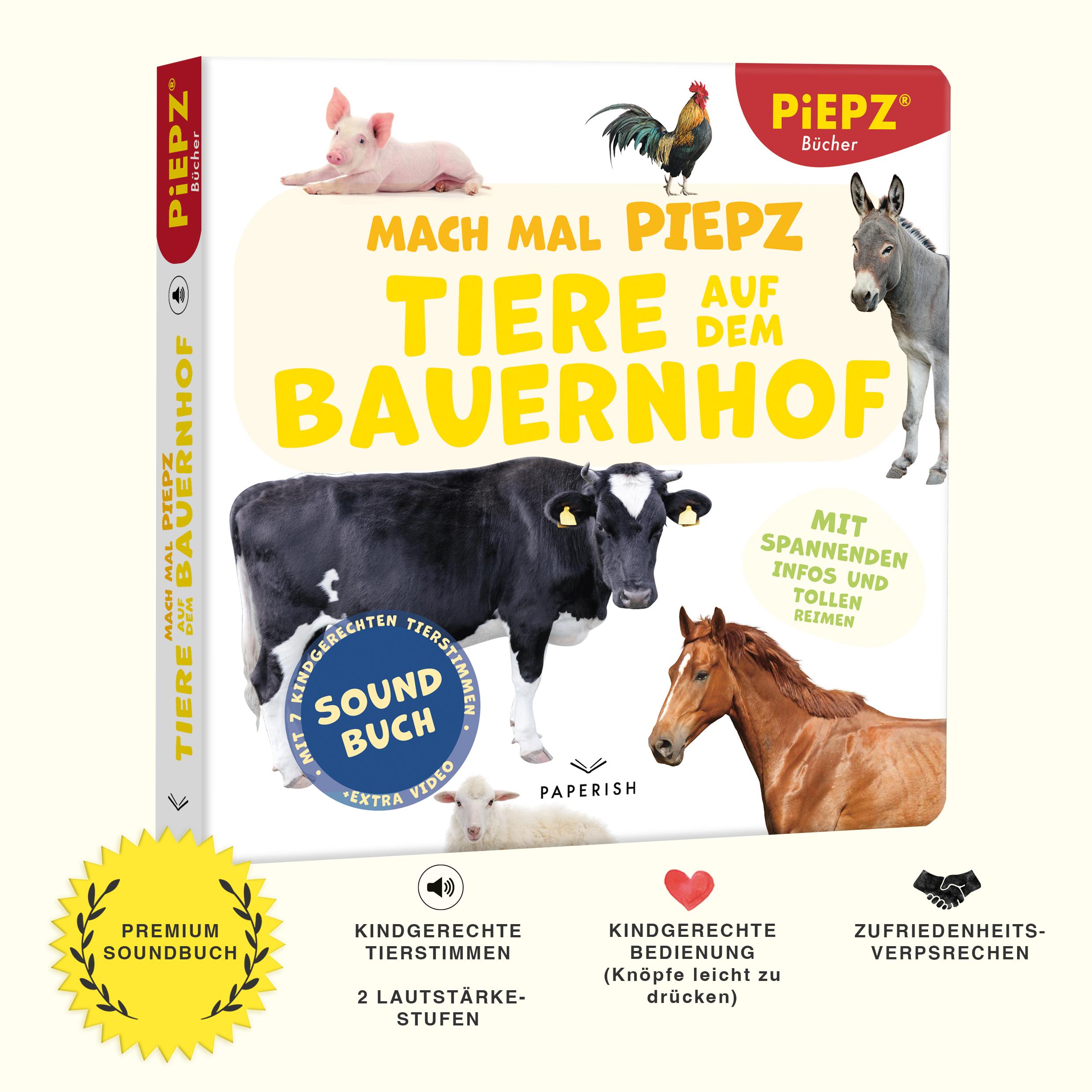 Beispielinhalt (Bild) Mach mal PIEPZ® - Tiere auf dem Bauernhof