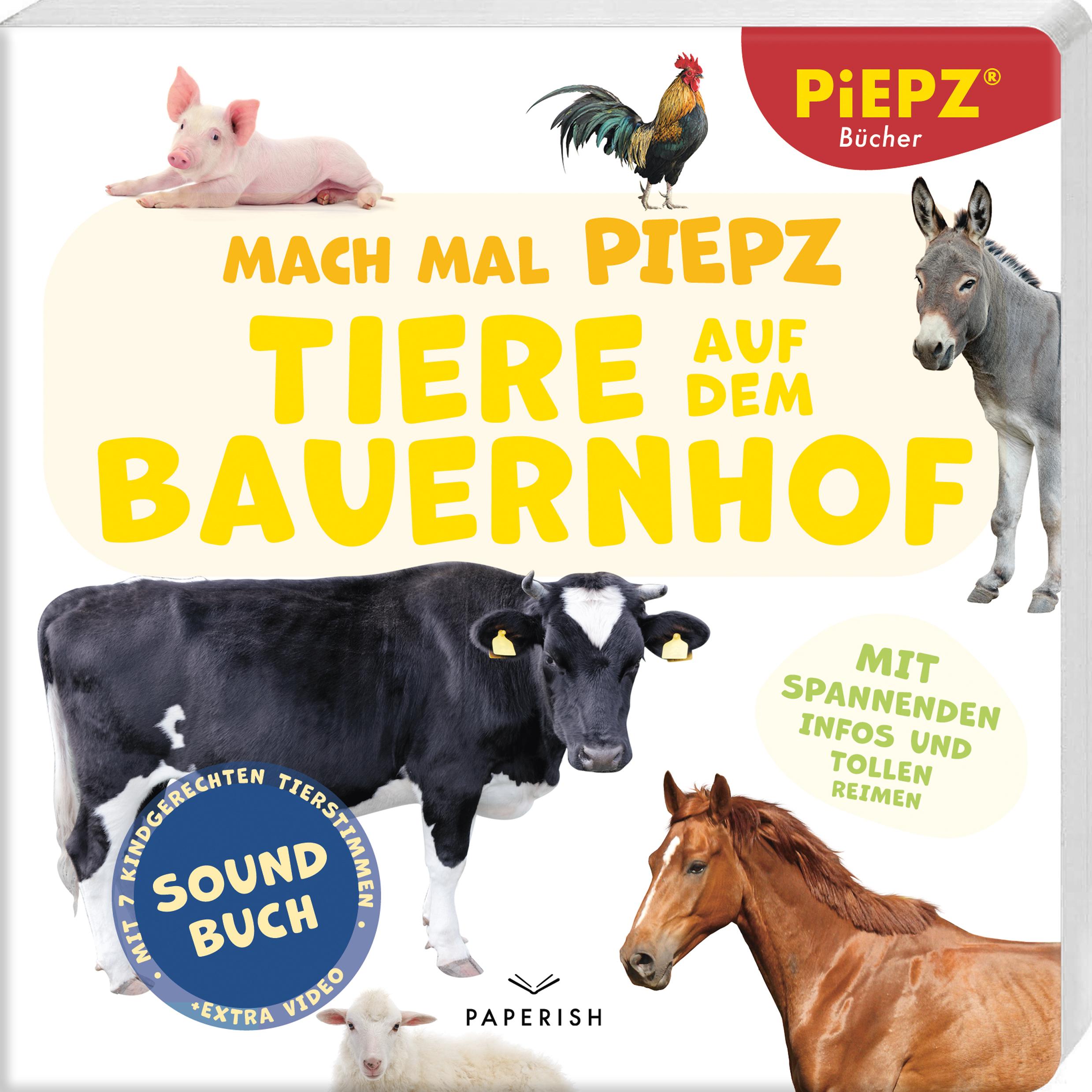 Vorderes Coverbild Mach mal PIEPZ® - Tiere auf dem Bauernhof