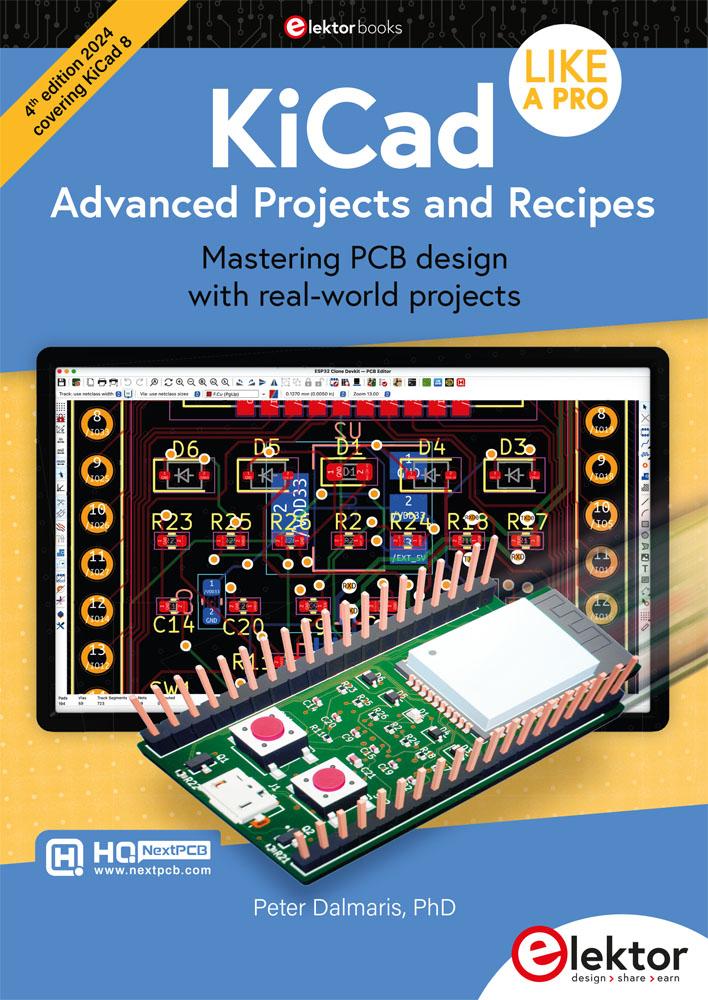 Vorderes Coverbild KiCad Like A Pro - Advanced Projects and Recipes