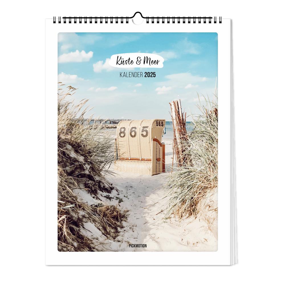 Vorderes Coverbild Wandkalender 2025 - Küste & Meer