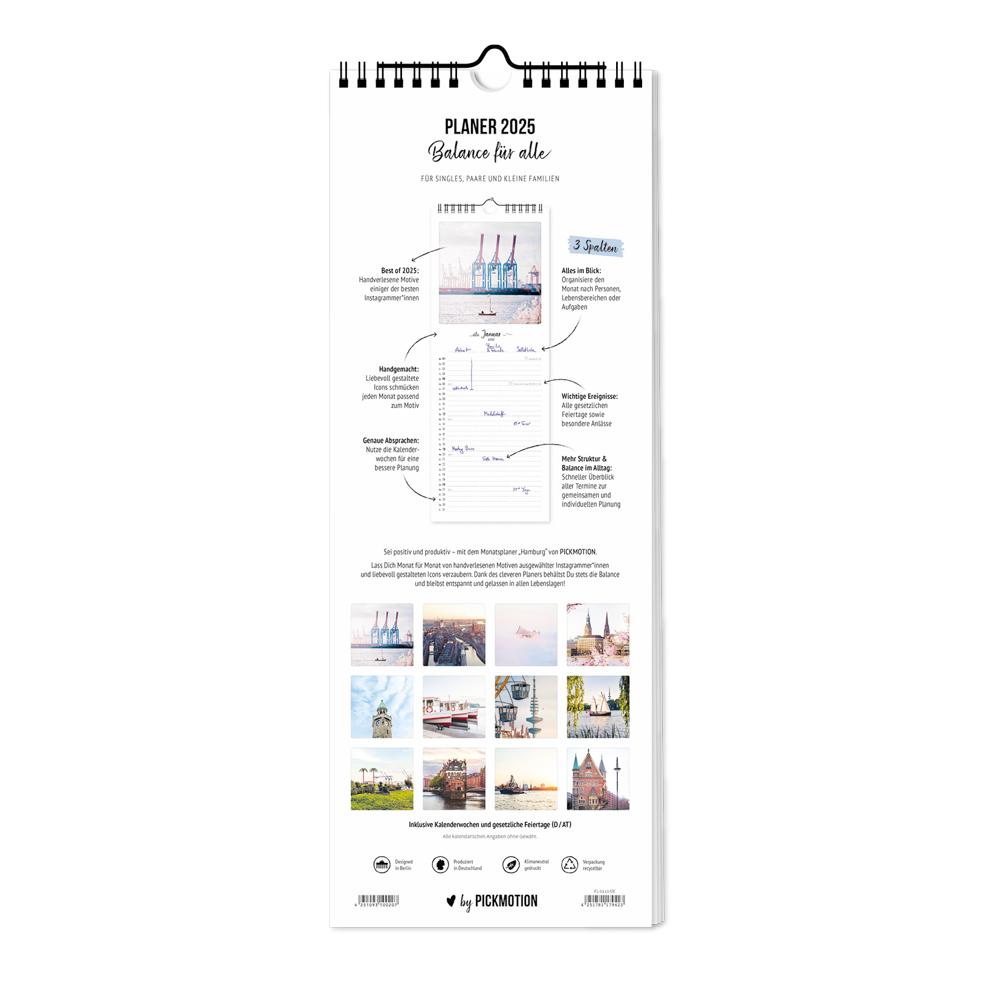 Beispielinhalt (Bild) Planer 2025 - Hamburg