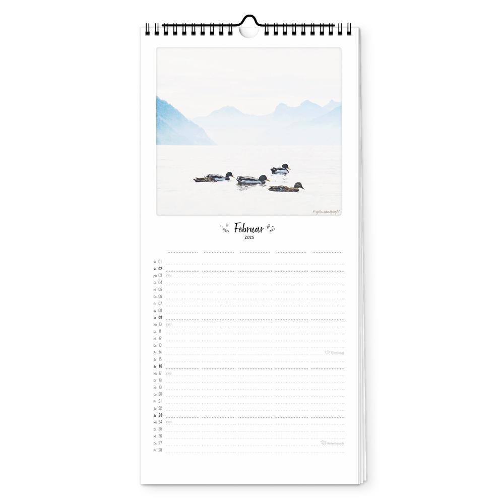 Beispielinhalt (Bild) Familienplaner 2025 - Momente der Ruhe