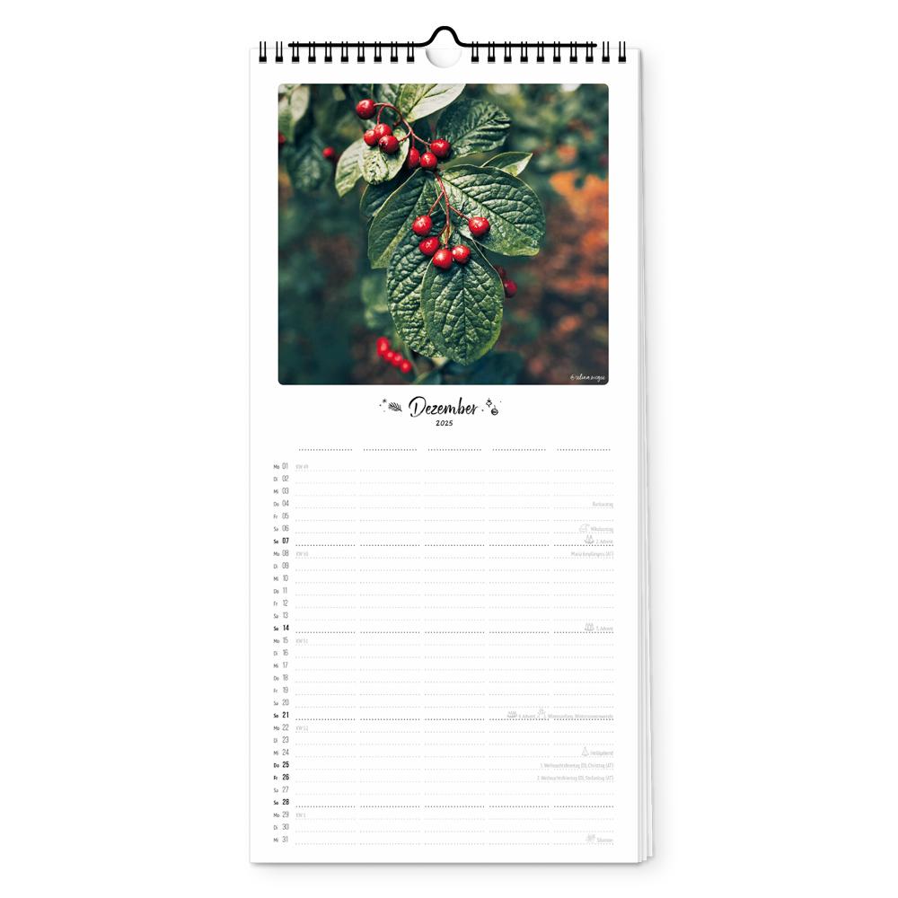 Beispielinhalt (Bild) Familienplaner 2025 - Blütenzauber