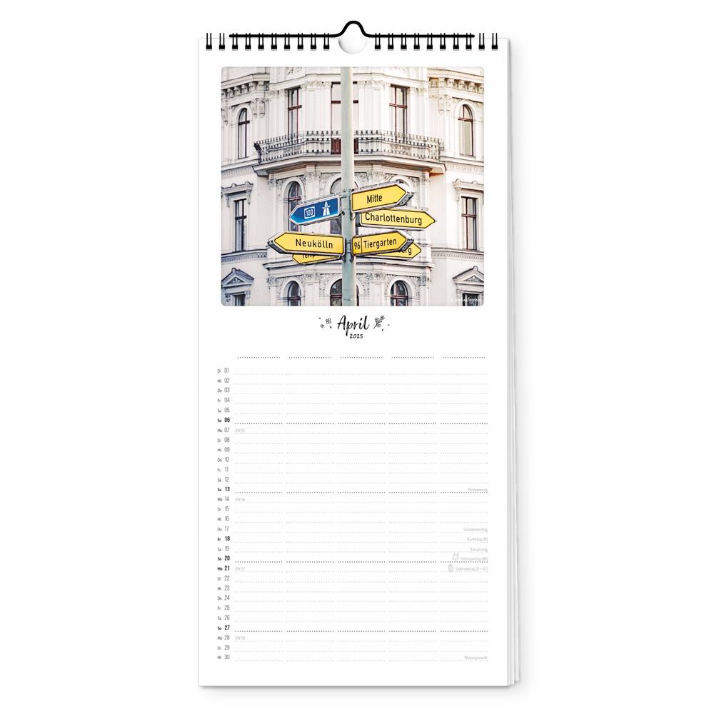 Beispielinhalt (Bild) Familienplaner 2025 - Berlin