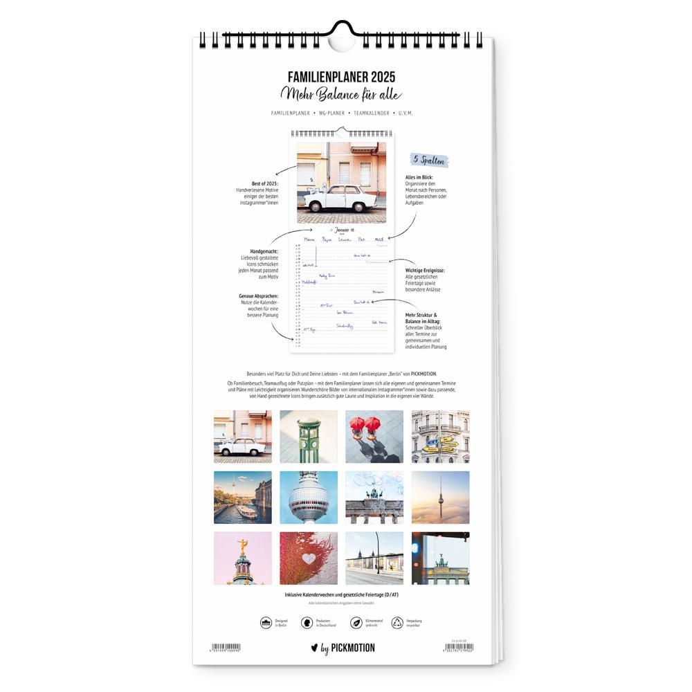 Beispielinhalt (Bild) Familienplaner 2025 - Berlin