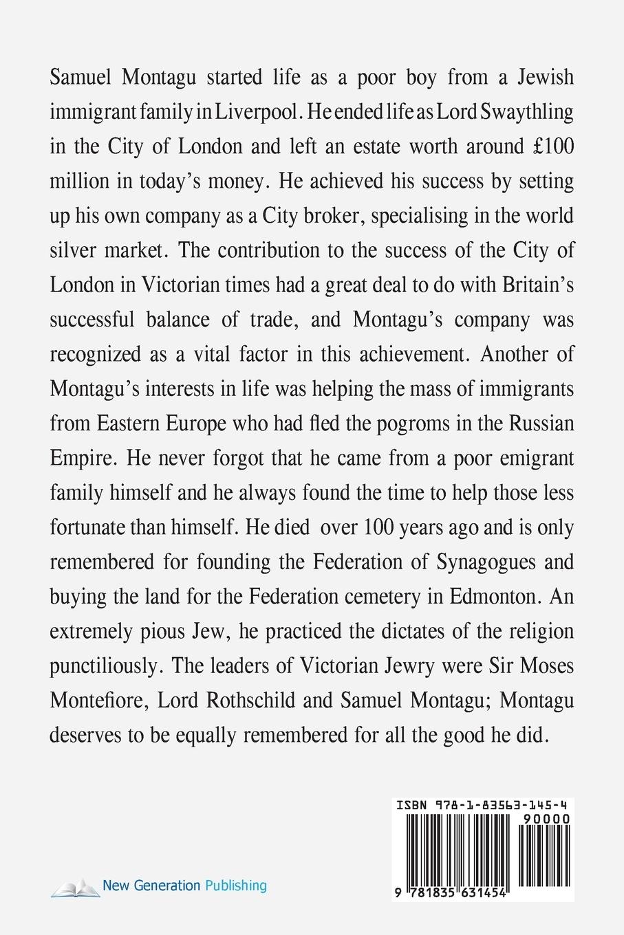 Rückseitencover Samuel Montagu