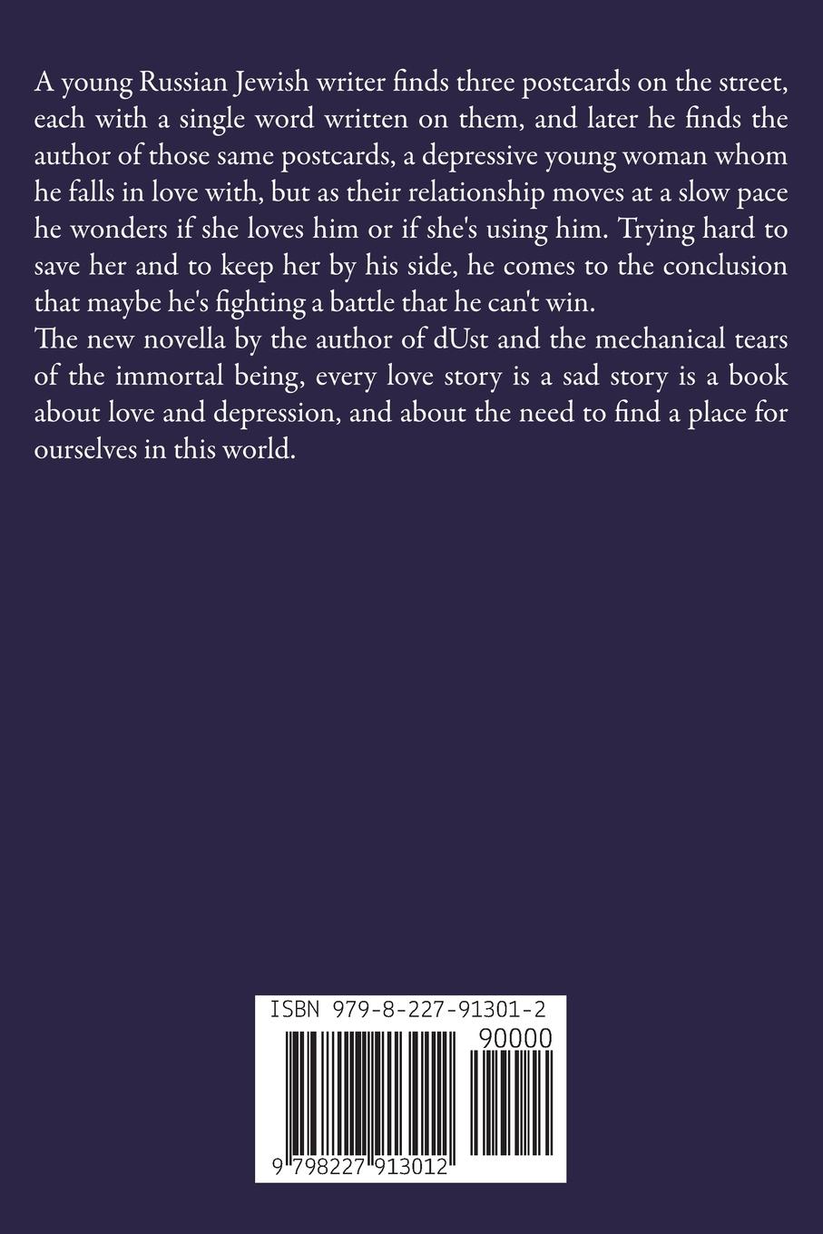 Rückseitencover Every Love Story Is A Sad Story