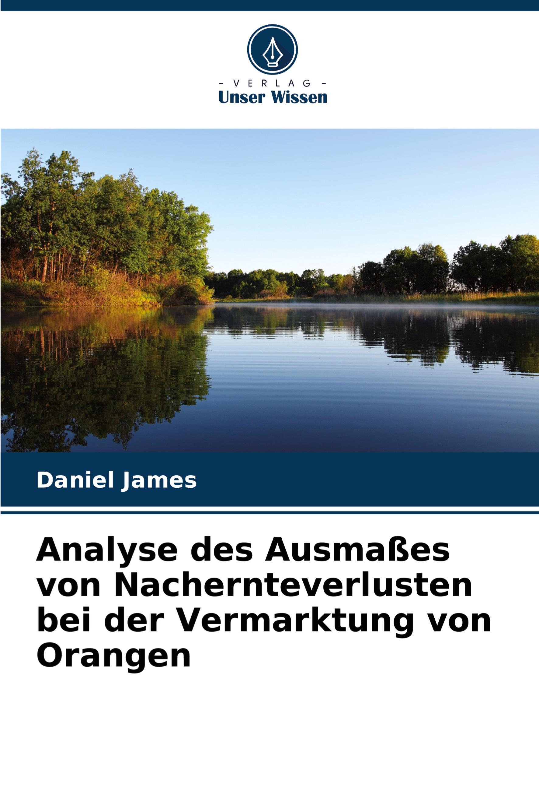Vorderes Coverbild Analyse des Ausmaßes von Nachernteverlusten bei der Vermarktung von Orangen