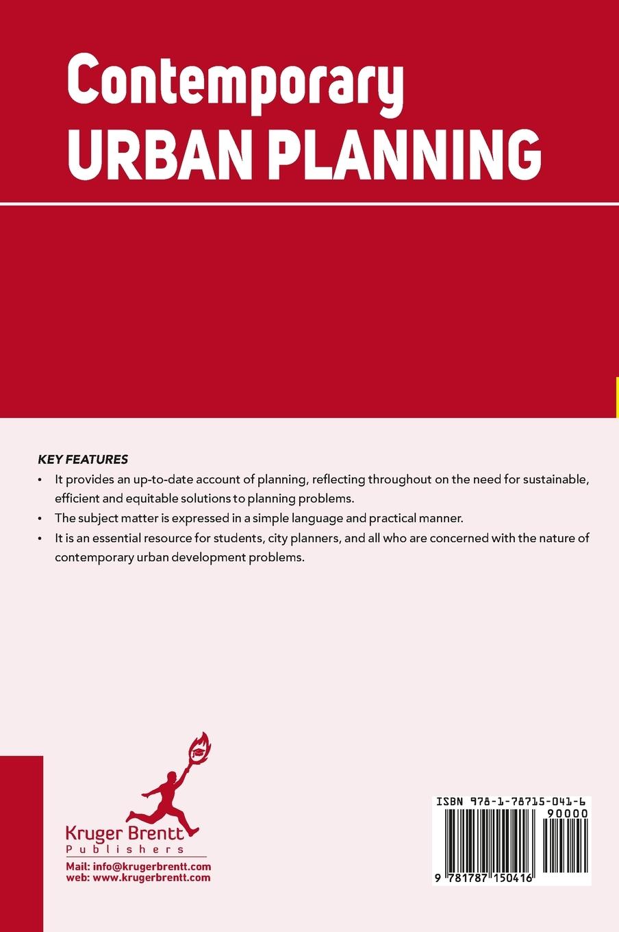 Rückseitencover Contemporary Urban Planning