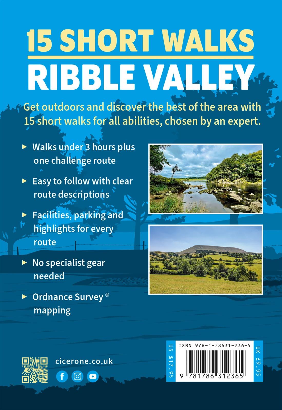 Rückseitencover 15 Short Walks in the Ribble Valley